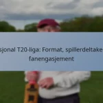 Nasjonal T20-liga: Format, spillerdeltakelse, fanengasjement