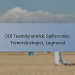 ODI Teamdynamikk: Spillerroller, Trenerstrategier, Lagmoral