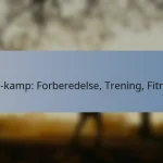 T20-kamp: Forberedelse, Trening, Fitness