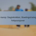 T20-kamp: Slagteknikker, Bowlingstrategier, Feltposisjoner