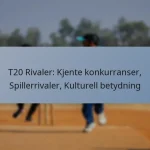 T20 Rivaler: Kjente konkurranser, Spillerrivaler, Kulturell betydning