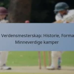 T20 Verdensmesterskap: Historie, Formater, Minneverdige kamper