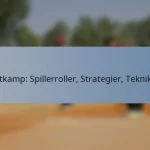 Testkamp: Spillerroller, Strategier, Teknikker