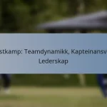 Testkamp: Teamdynamikk, Kapteinansvar, Lederskap
