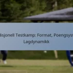Tradisjonell Testkamp: Format, Poengsystem, Lagdynamikk
